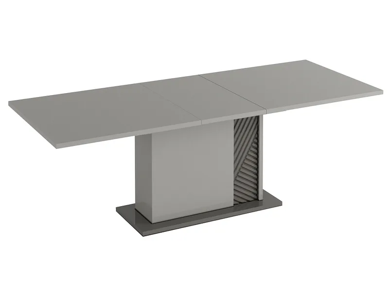 CIANN Tisch ausziehbar JANE 180-225x90x76cm grau