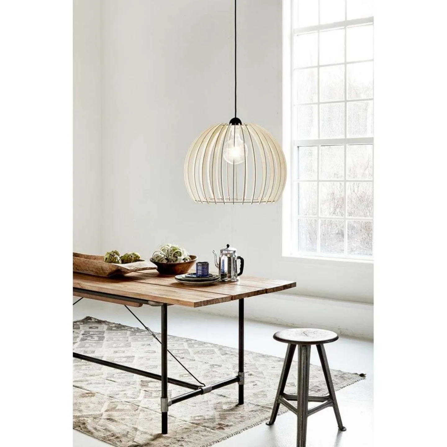 Chino 40 Pendel Wood - Nordlux - Stue - Tre