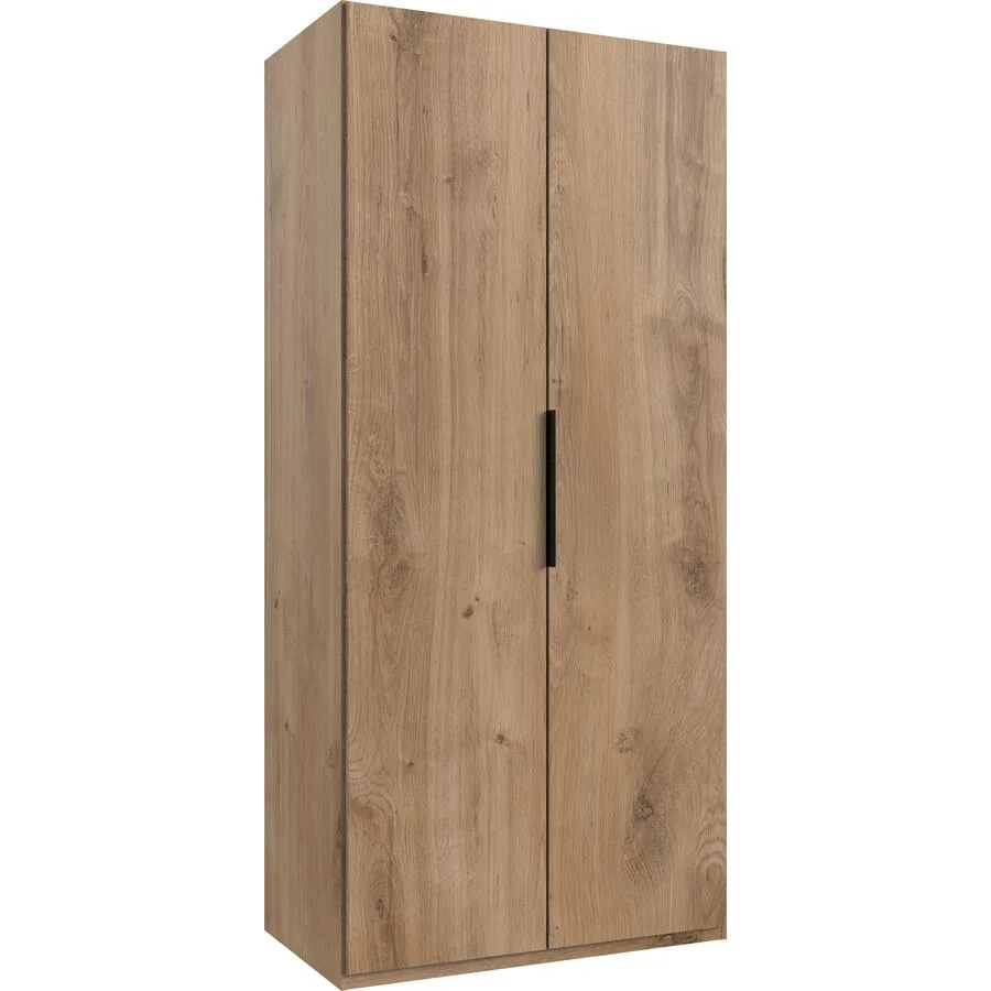 Kleiderschrank Sanko Plankeneiche Holzwerkstoff B 100 cm