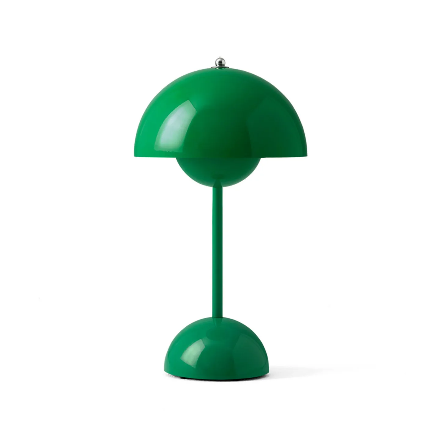 Flowerpot VP3 bordlampe, signalgrøn, 50 cm - &TRADITION - Stue - Design - Metal - Med én lyskilde