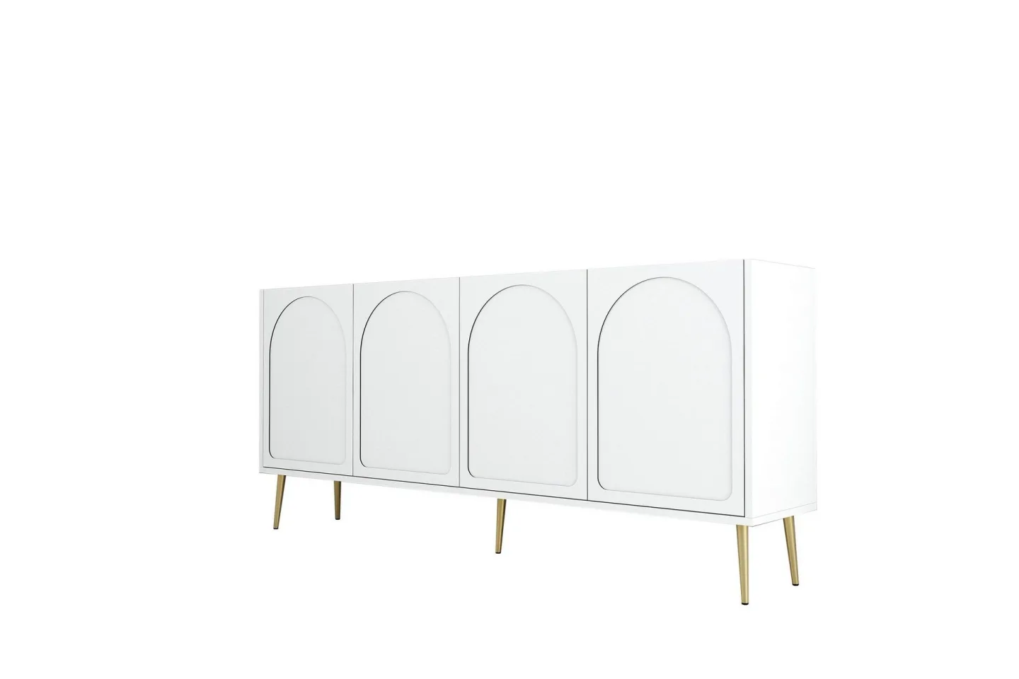 Hazim Konsollbord 180 cm - Vit/Guld