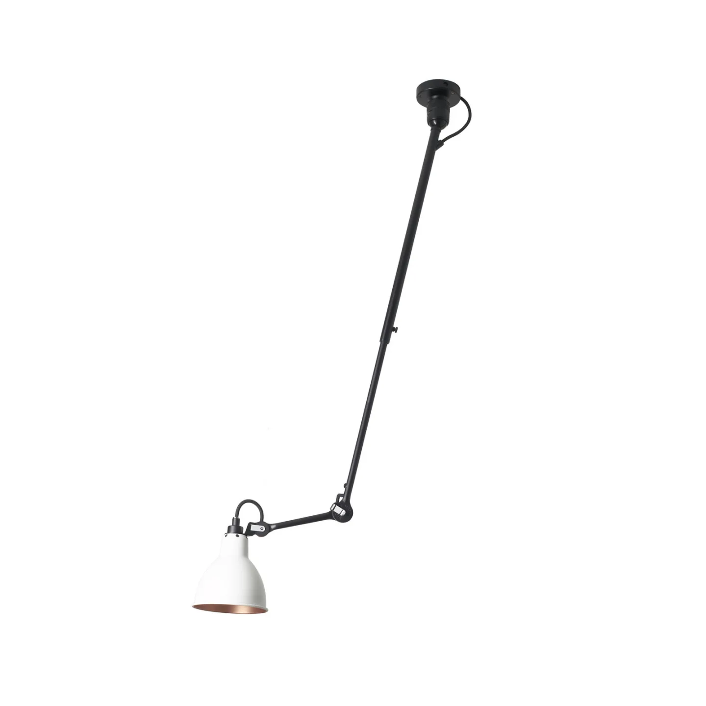 302 Plafond Svart/Vit/Koppar - Lampe Gras - Vardagsrum - Metall