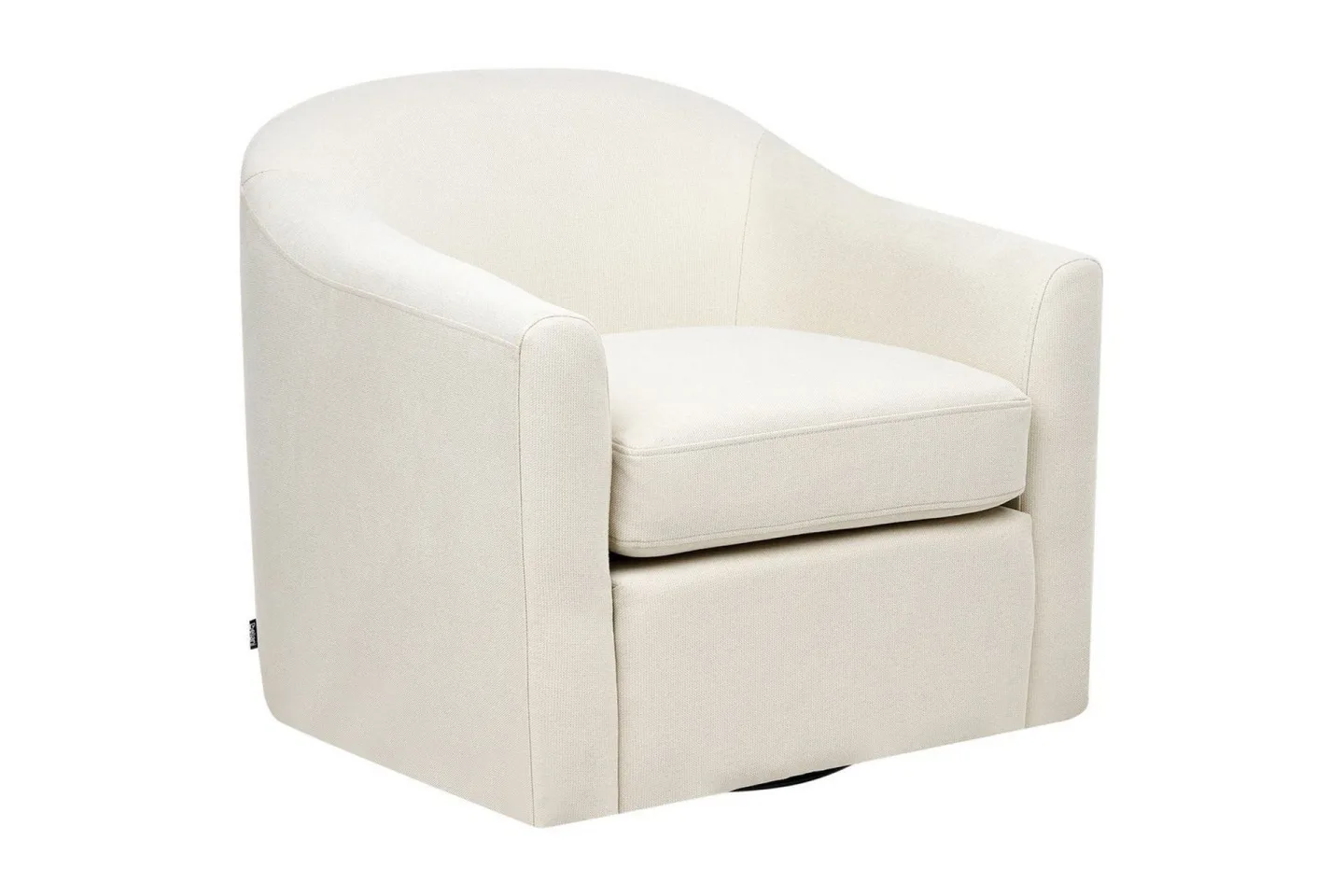 Svängbar fåtölj Magnor - Ljusbeige, svart