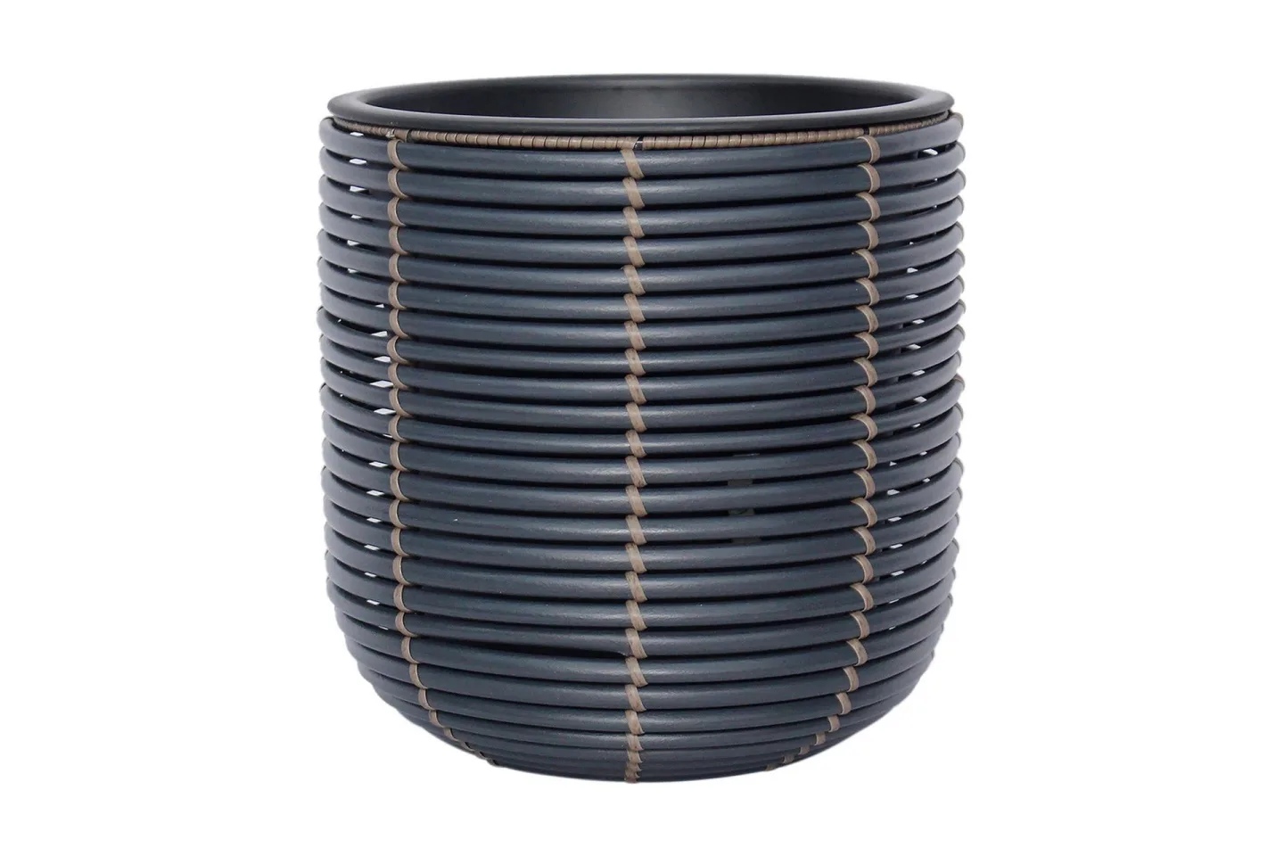 Wicker Blomkruka D27xH28 cm Svart -
