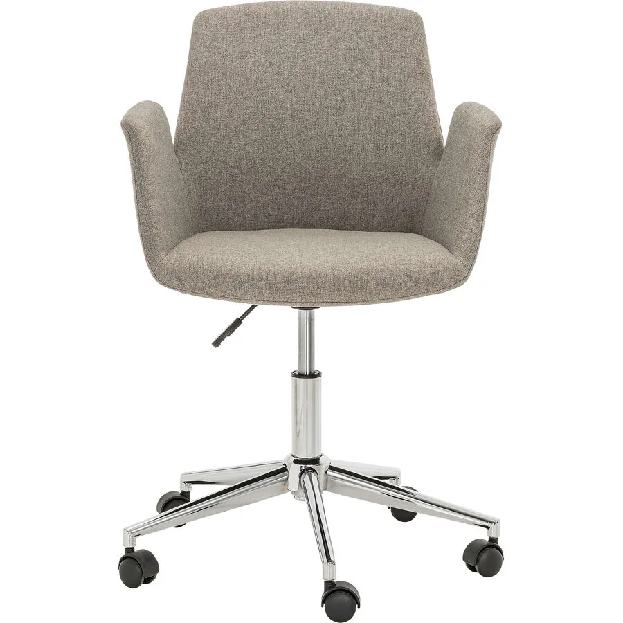 Bürostuhl Lia grau Metall/Alu/Kunststoff H 82 cm