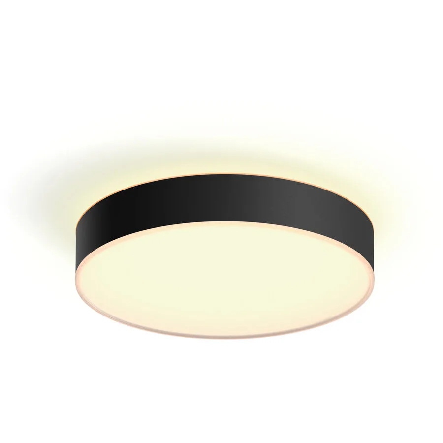 Hue Enrave M Deckenleuchte White Amb. Black - Philips Hue - Wohnzimmer - Modern - Metall - Rund