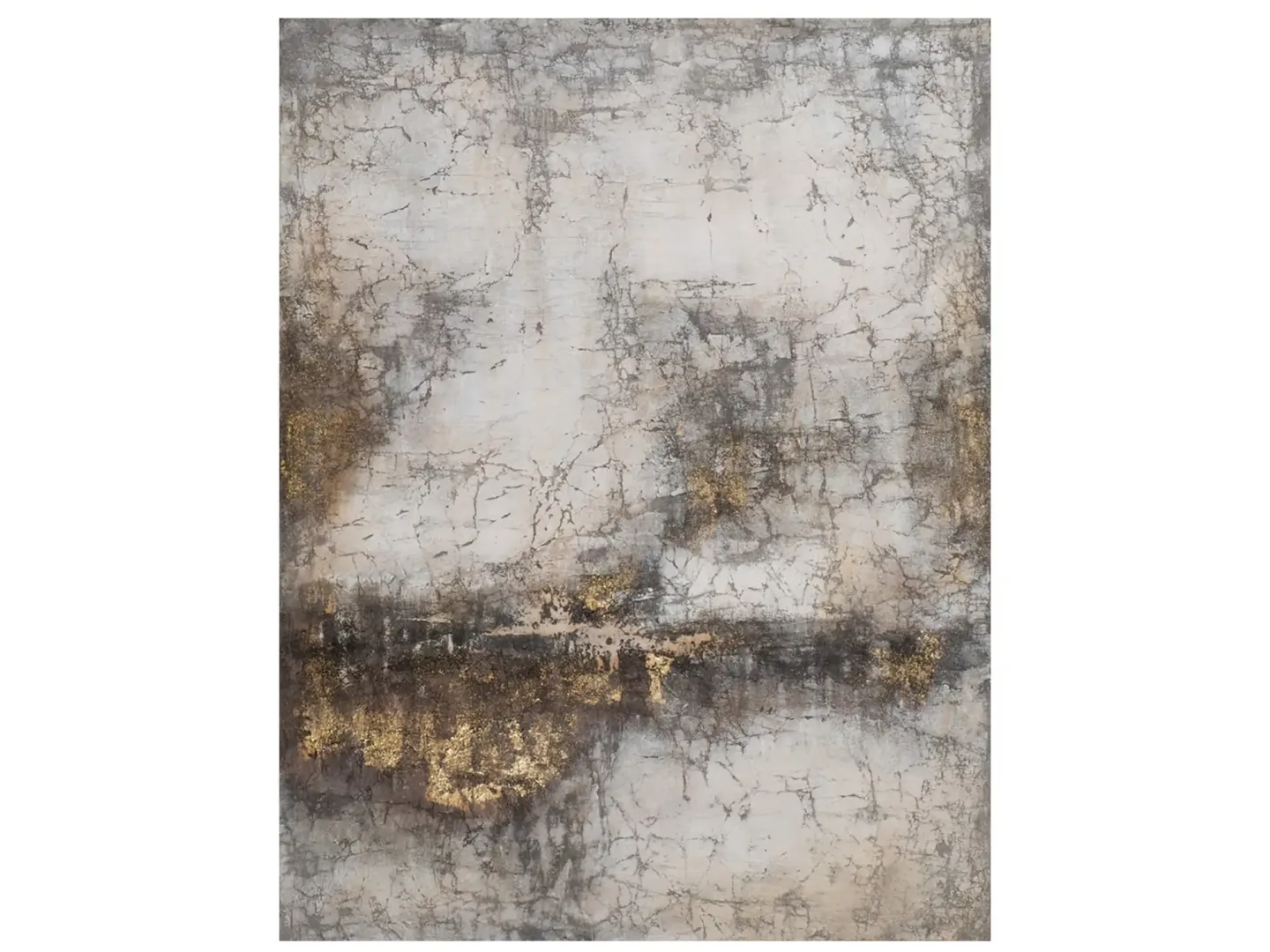image LAND Bild Abstrakte Farbkomposition in Beige, Braun, Gold 1 Gelb | Schubiger Möbel