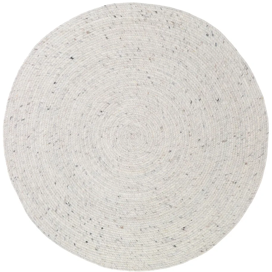 Teppich Juha Wolle 110 cm 110 cm - Farbe: Natural