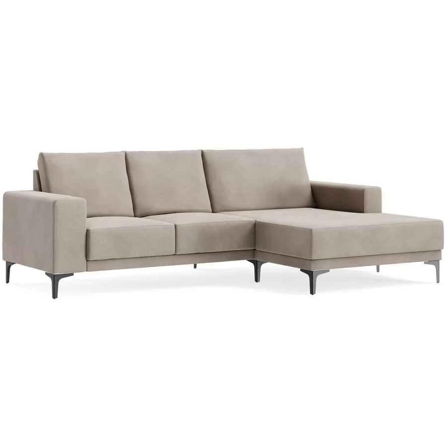 Ecksofa Bivio Rechts OSAKA - 5/1 light brown B 246 T 152 cm - Möbel Konfigurator: Traummöbel individuell zusammenstellen