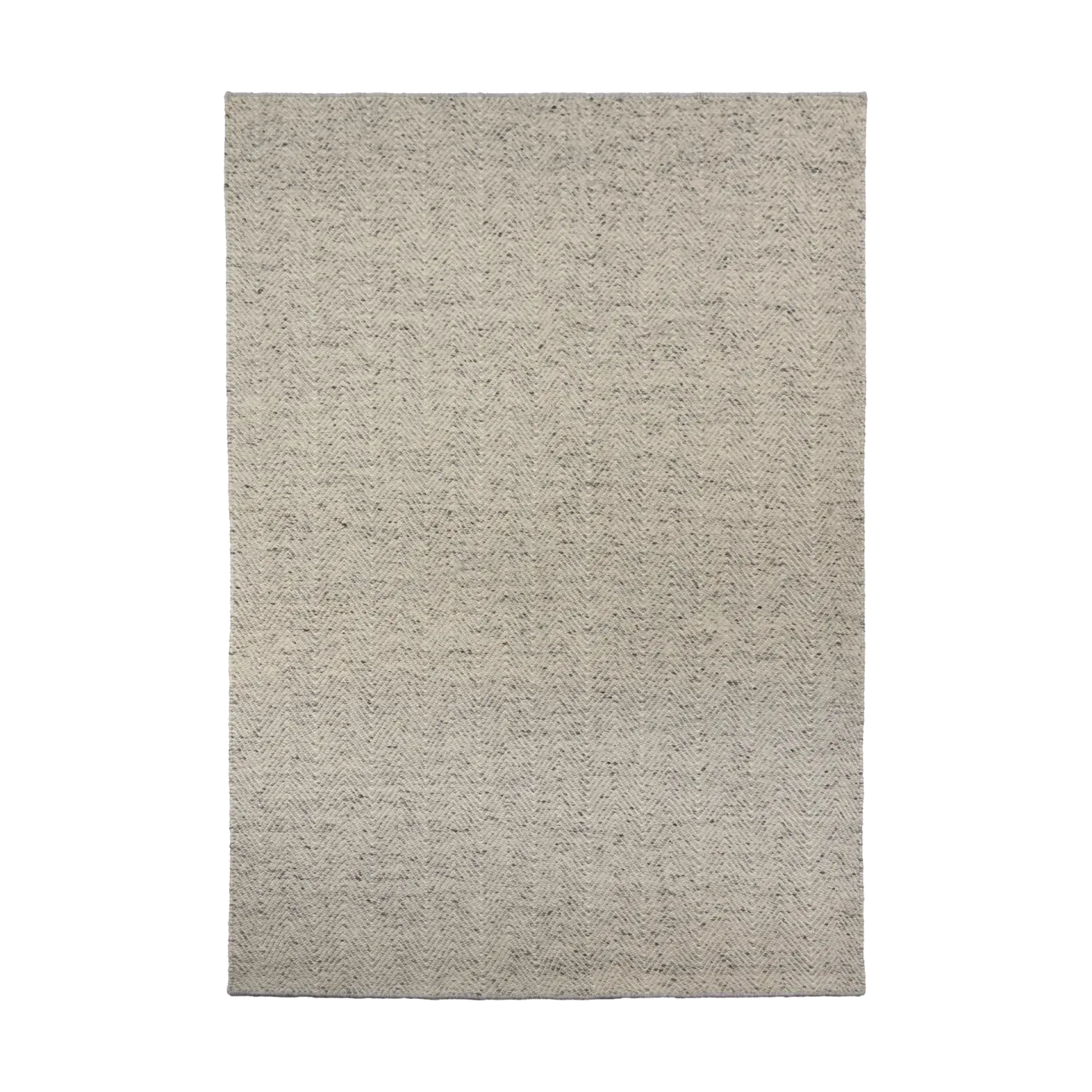 Scandi Living Furrow Wollteppich naturweiß/grau 200x300 cm