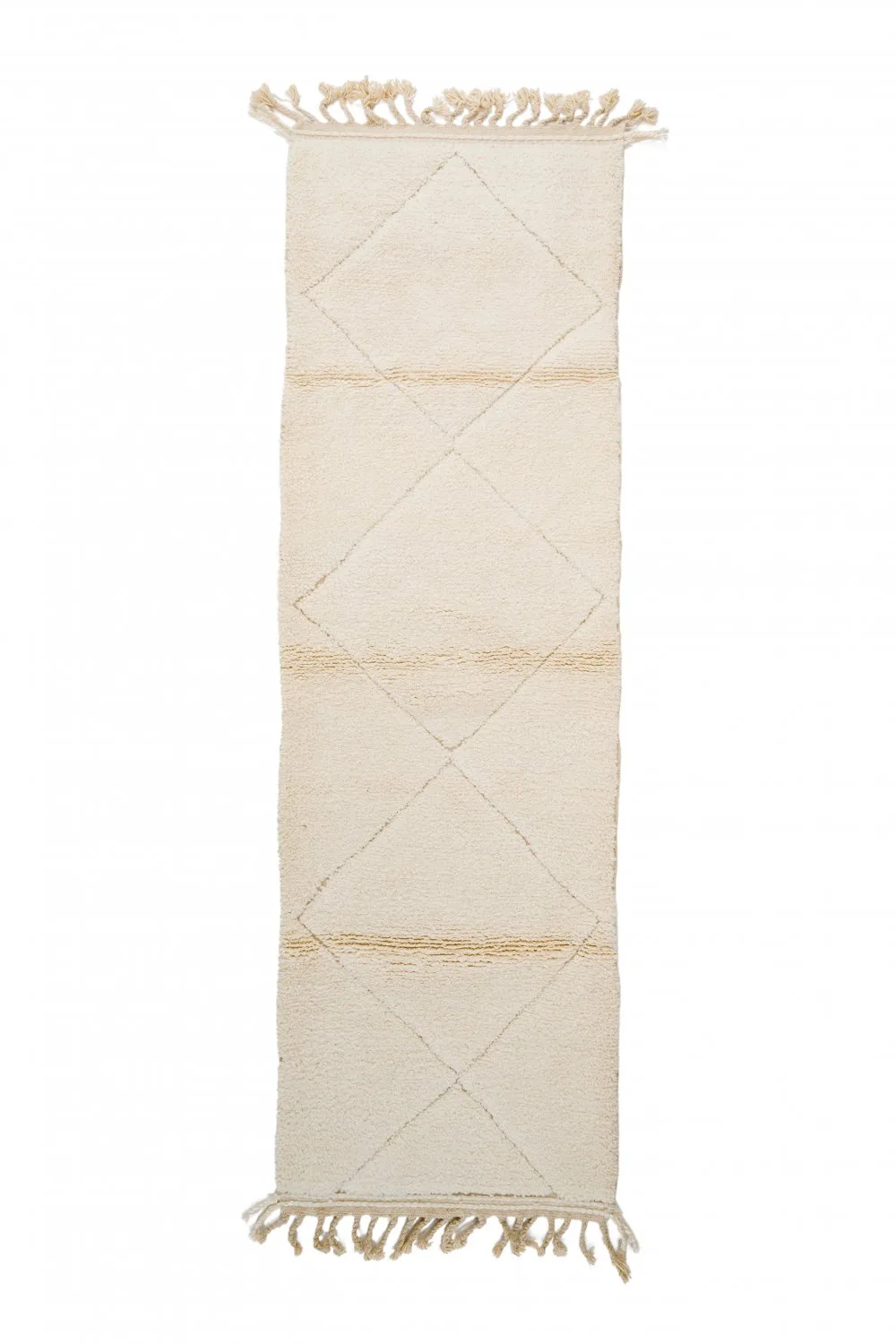 Kelim-teppe Marokkansk Beni Ourain 295 x 90 cm (Størrelse: 295 x 90 cm)
