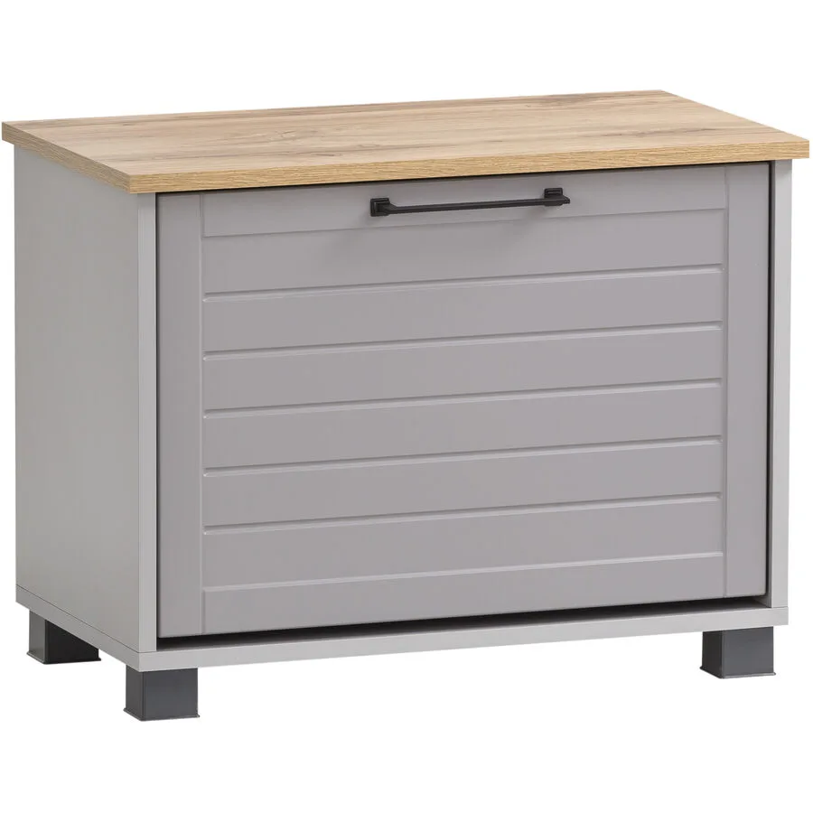 Schuhbank Wimmis eiche landhaus Holzwerkstoff B 62 cm H 47.2 cm