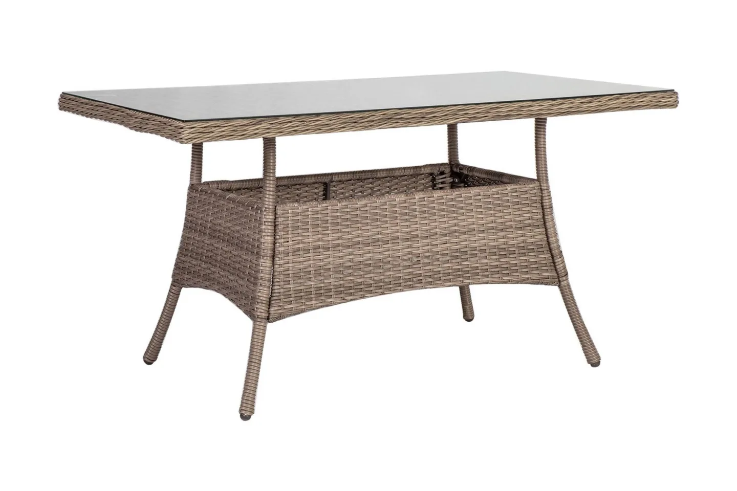 Utebord TOSCANA 140x80xH73cm färg: gråbeige -