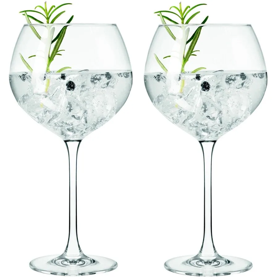 Gin-Tonic-Gläser-Set Leonardo Transparent Kristallglas H 21.5 cm 0.63 l 2 Stk