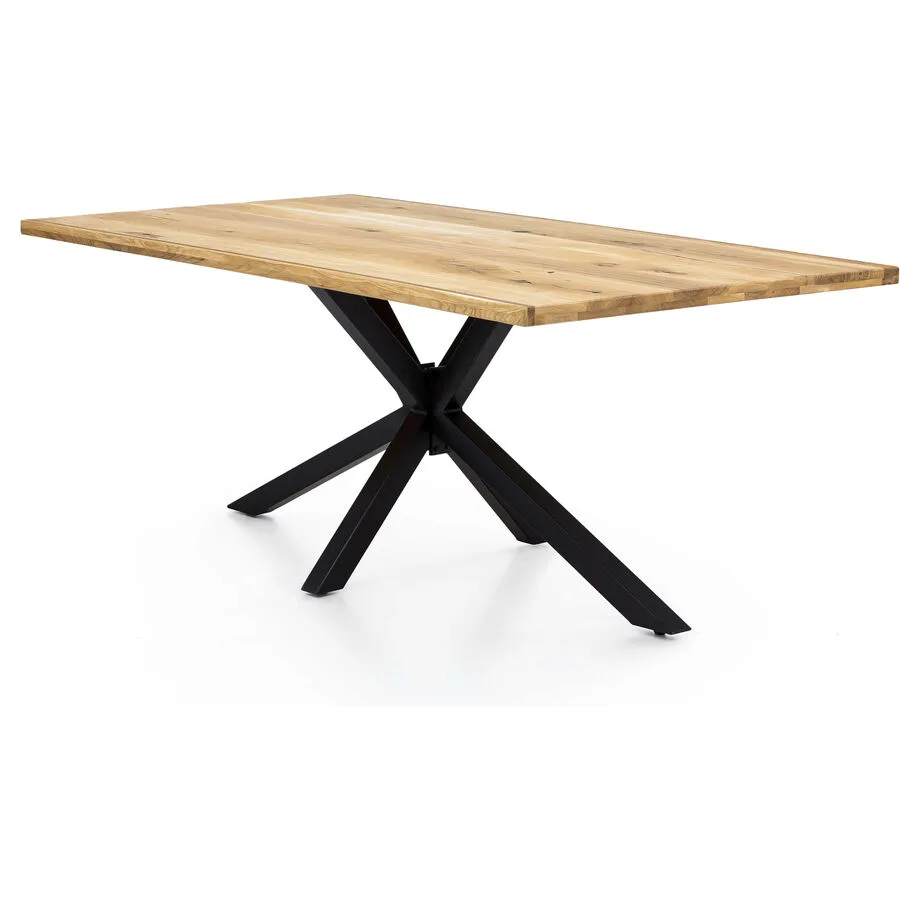 Esstisch Stella natur Wildeiche Massivholz B 240 T 100 cm