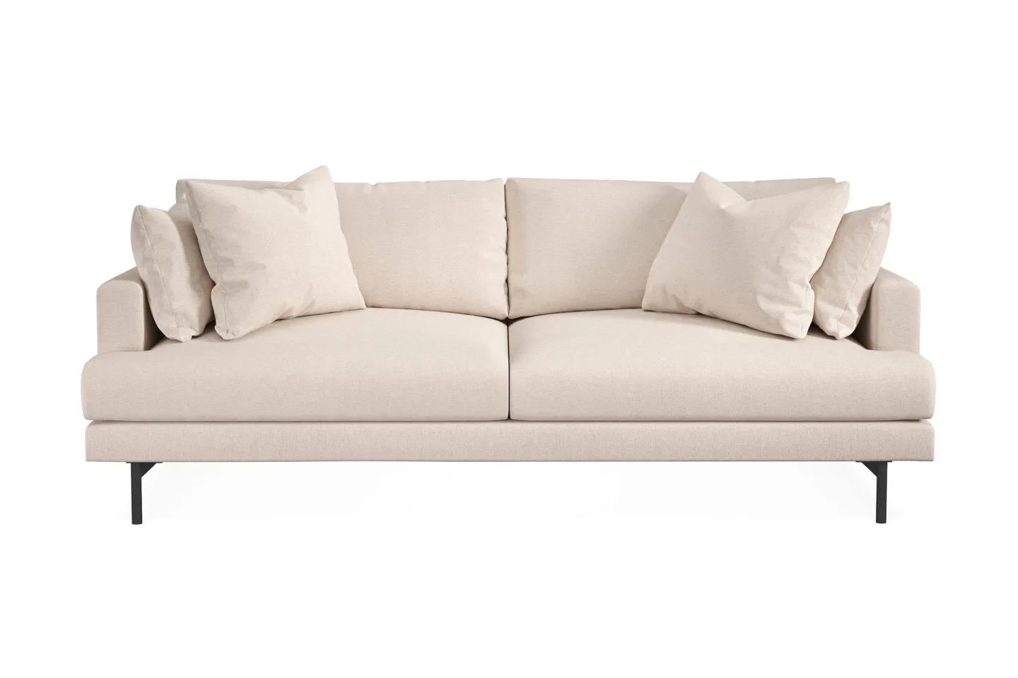 Menard 4-sits Djup Tygsoffa - Beige