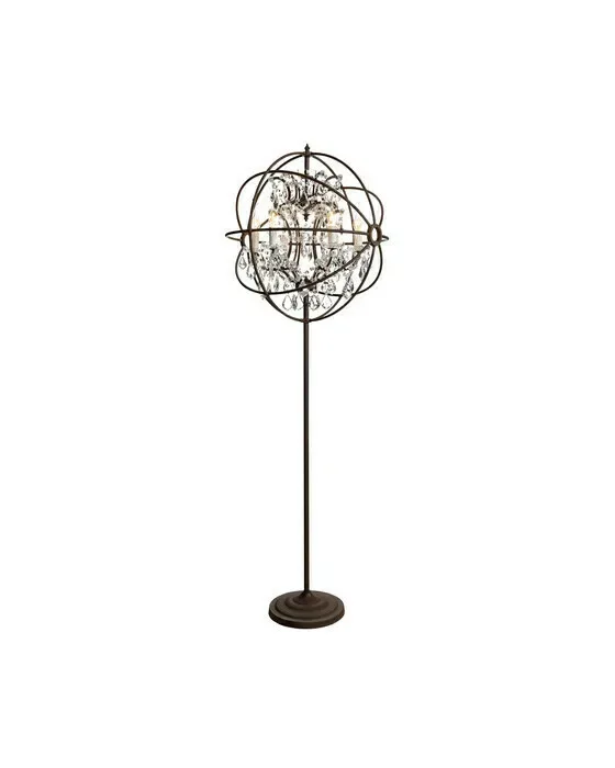 Rome golvlampa antik kristall