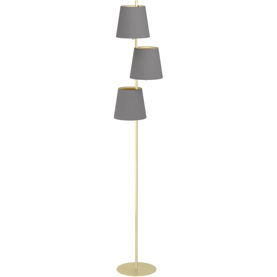 Eglo Stehlampe Almeida 2 Stahl 32 cm 167 cm - Farbe: messing