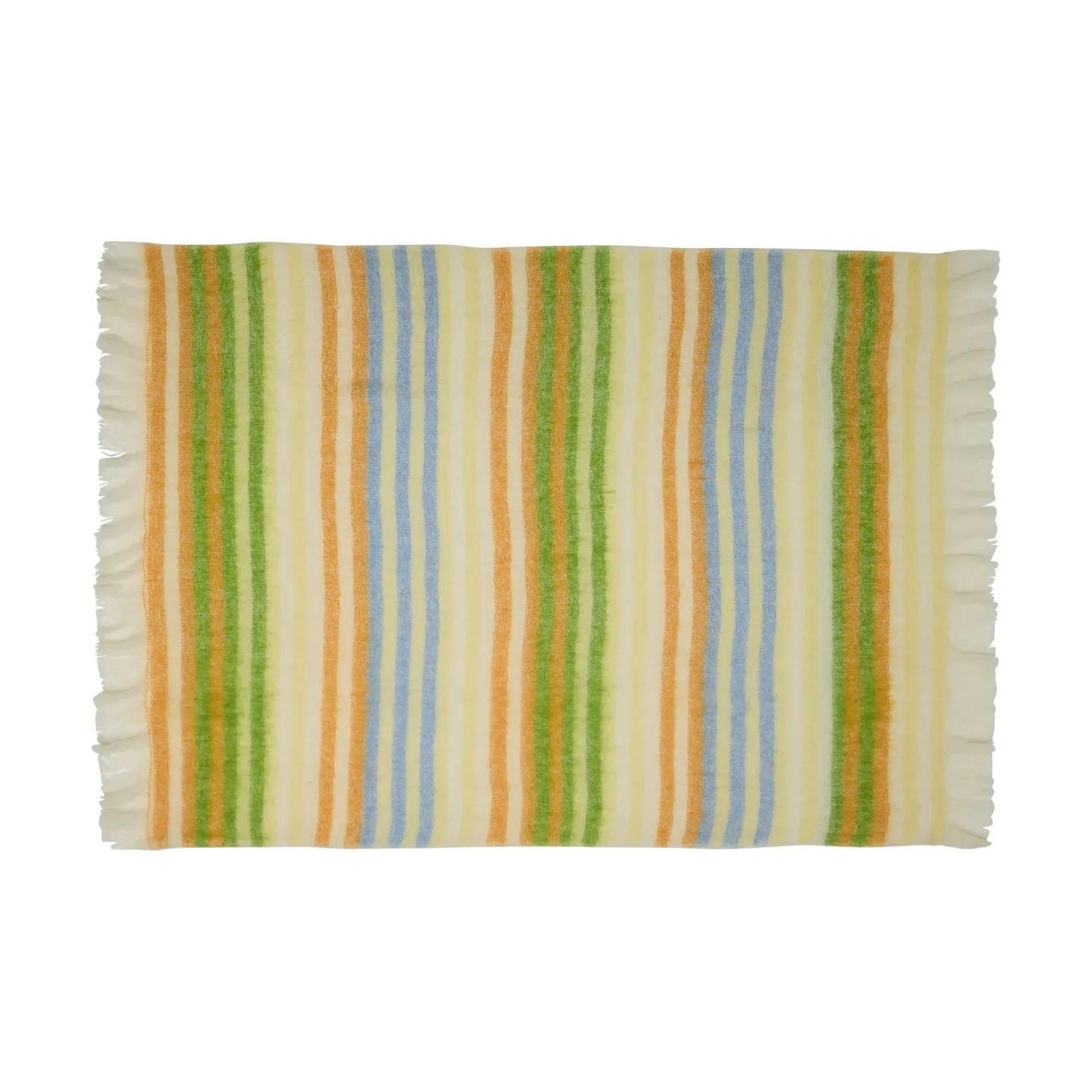 Hübsch Loom Plaid Yellow, 140x200 cm