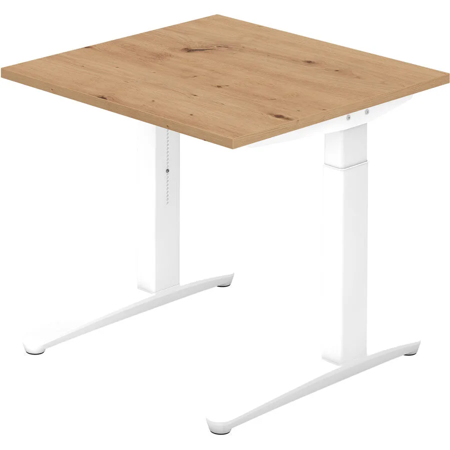 Schreibtisch Office Asteiche Holzwerkstoff B 80 T 80 cm