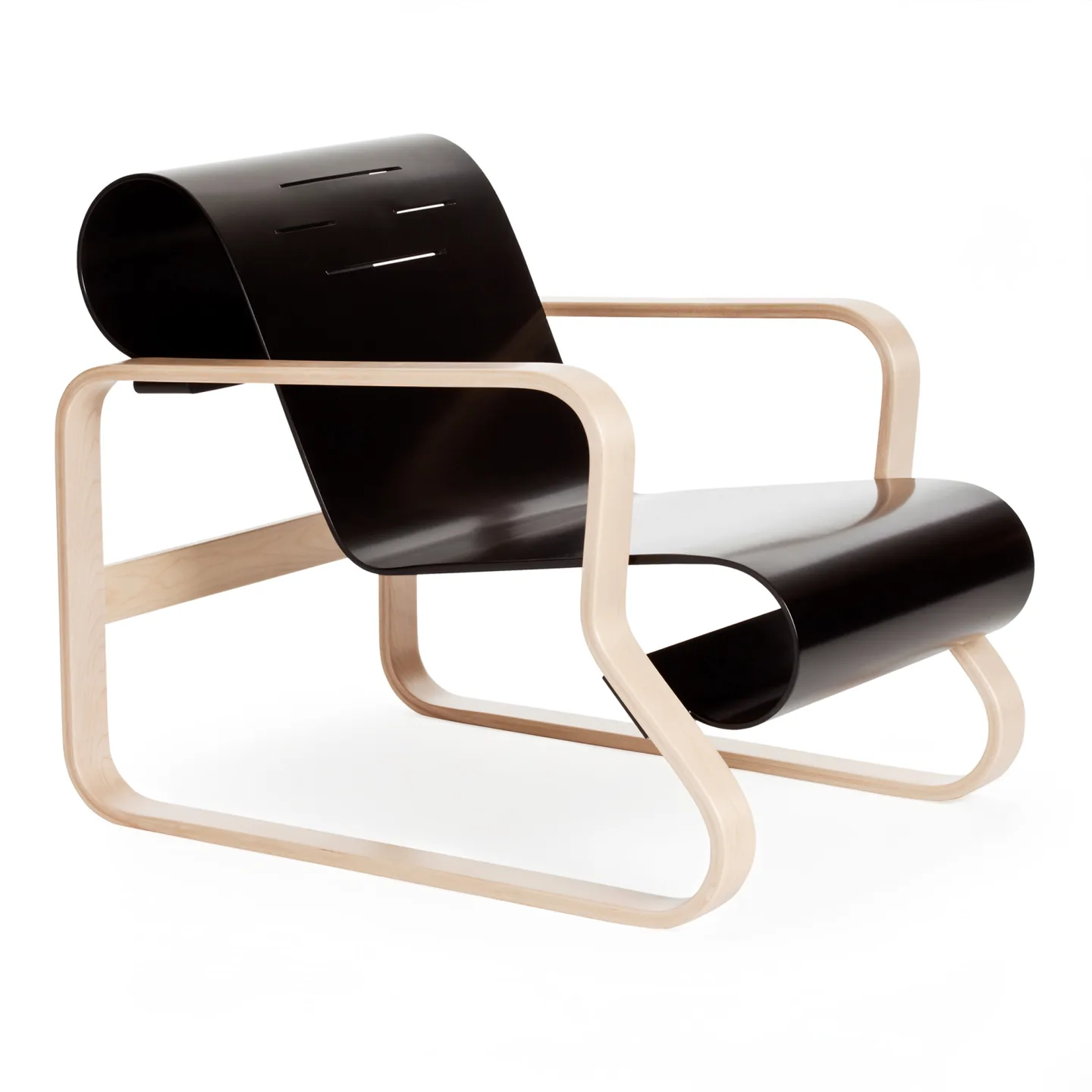 Artek - Paimio Fåtölj 41, Svart sits - Fåtöljer - Alvar Aalto - Svart - Trä