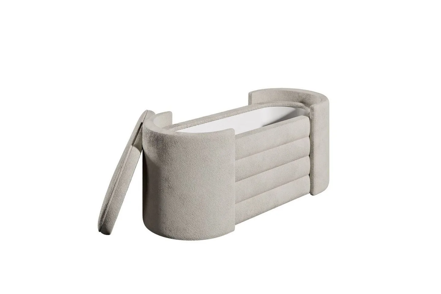 Bänk Veyaa Boxed Grädde - Cremevit
