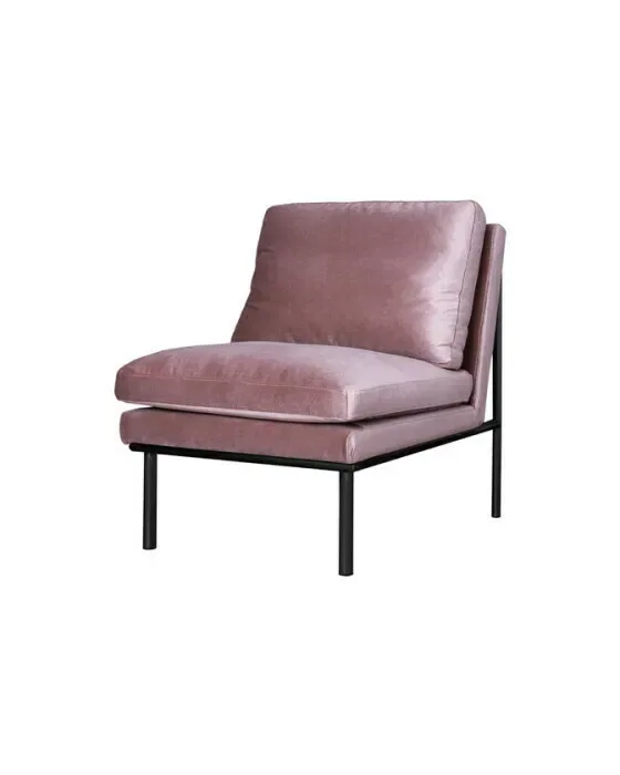 April Lounge Chair Rosewater/Black