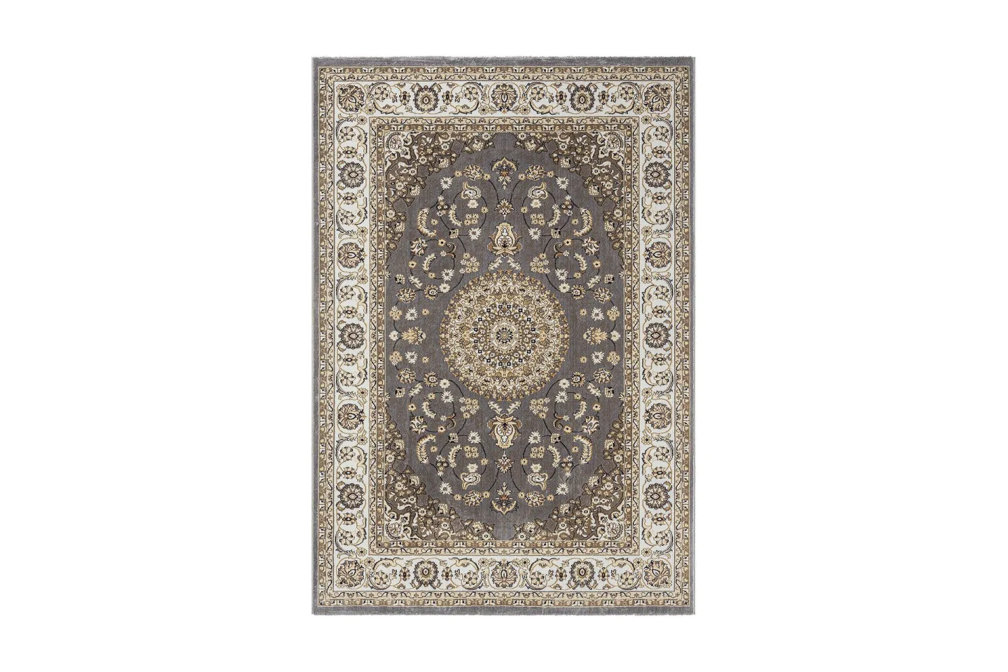 Dubai Medallion Wiltonmatta 80x200 cm - Grå