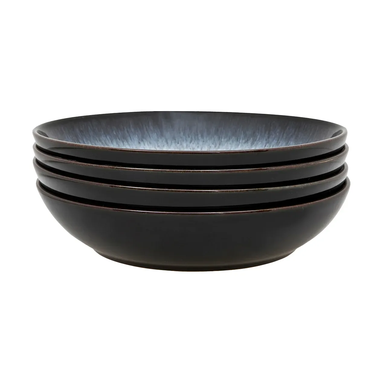 Denby Halo pastaskål 22 cm 4-pack Blå-grå-svart