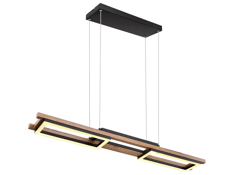 Hängelampe NIETO LED variable Intensität 100x120cm 30W holz