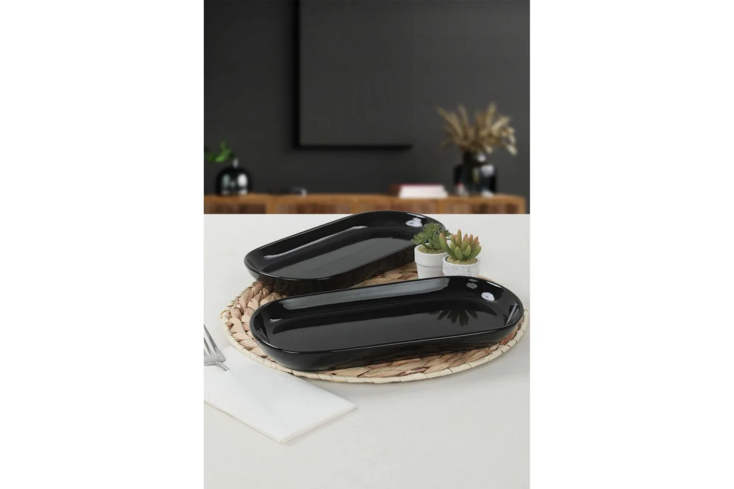Karpenter Serveringsfat 12,2 cm - Svart