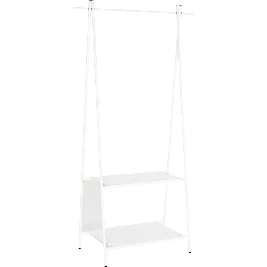 Kleiderständer Bonnie weiss Metall H 160 cm