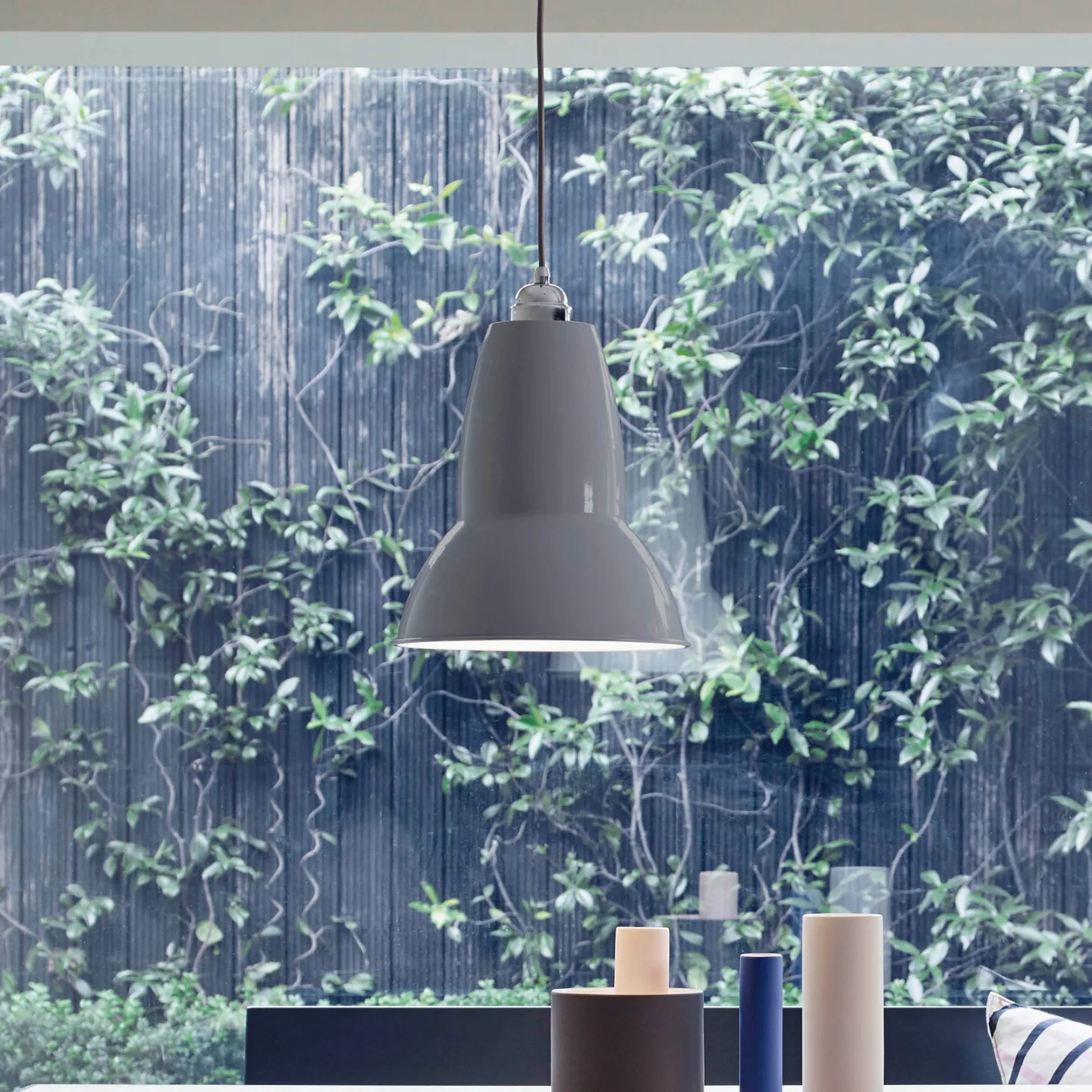Original 1227 Pendelleuchte Dove Grey - Anglepoise - Wohnzimmer - Industrielles Design - Metall - Einflammig