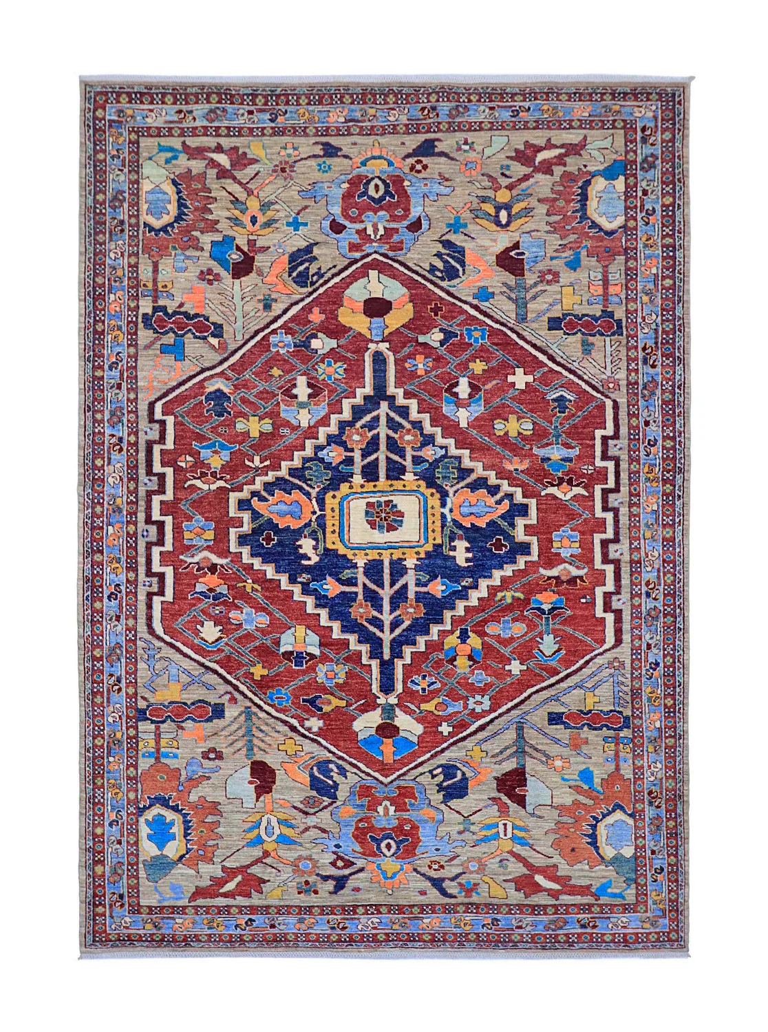Orientalsk Teppe - Chaman Rug Hand Knotted - 199 x 291 cm (Størrelse: 199 x 291 cm)
