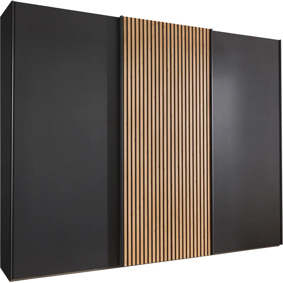 Kleiderschrank Yorick graphit Holzwerkstoff B 250 cm