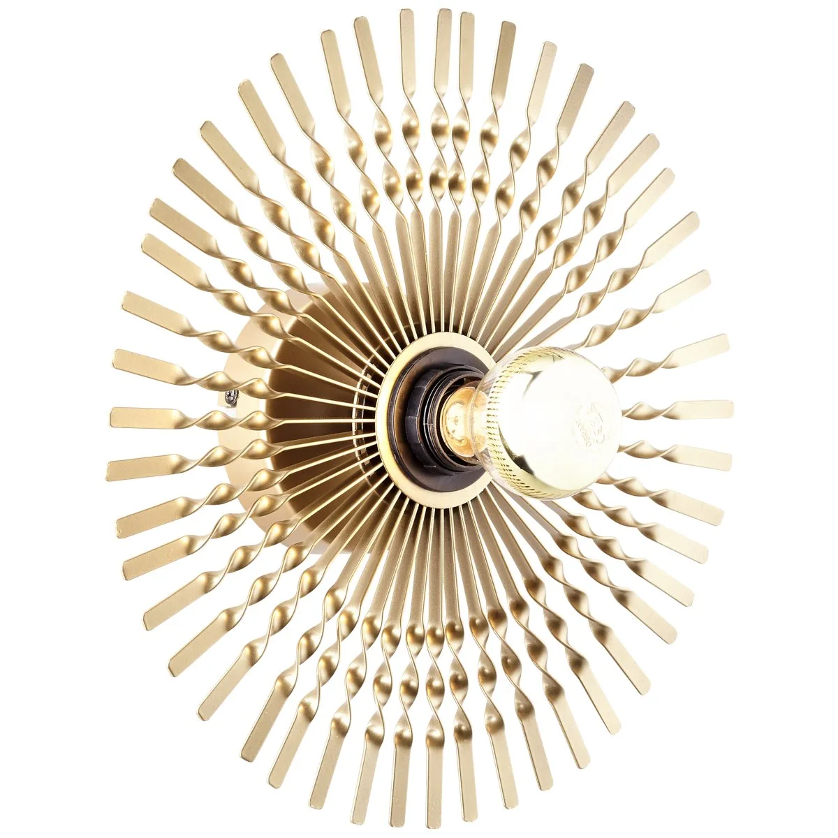 Brilliant - Mendoza Ø33 - Vägglampa - Guld