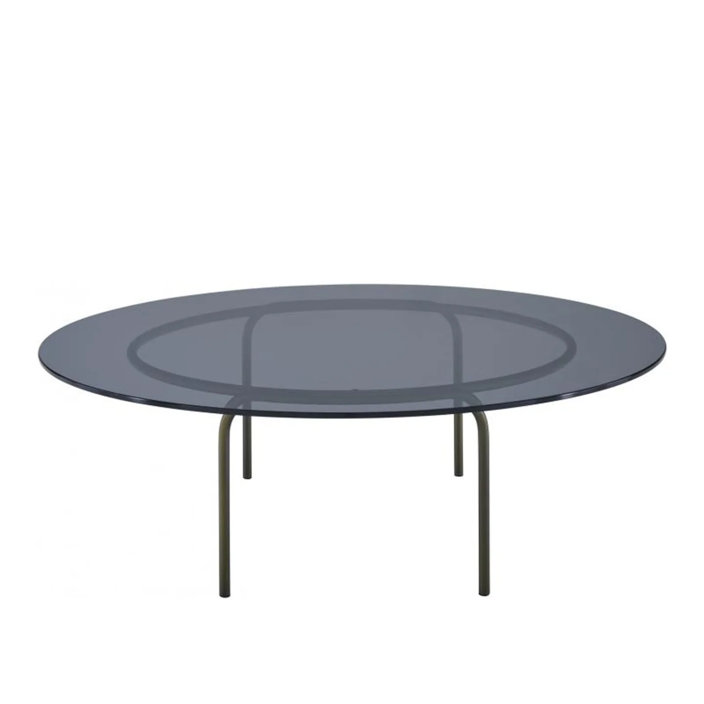 Ligne Roset - Liam Low Table - Soffbord - Eric Jourdan - Grå - Glas/Metall