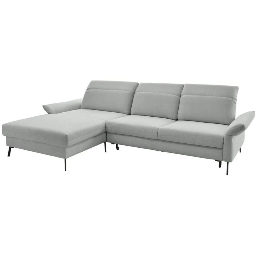 Ecksofa Josephine Links Stoff grau B 312 T 222 cm