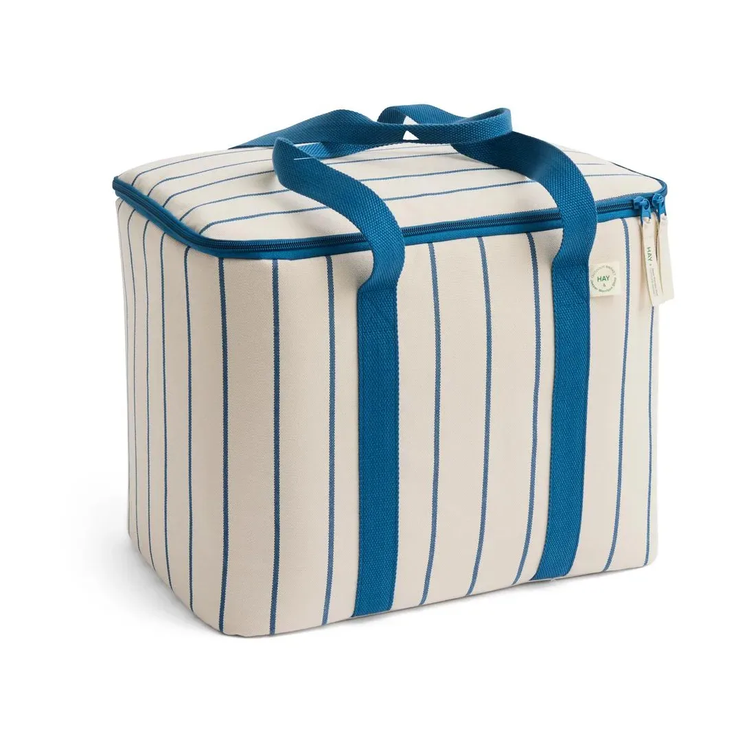 HAY Outdoor Market Kühltasche Blue-beige