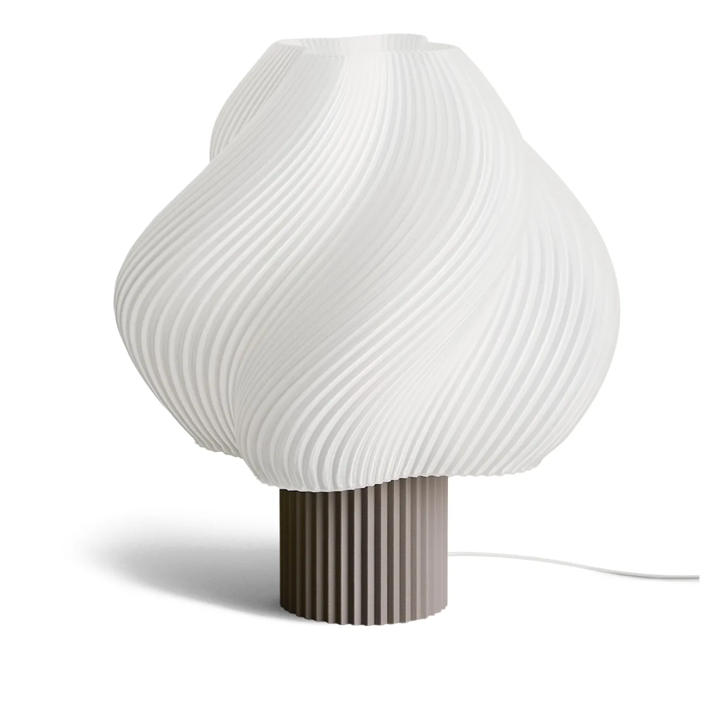 Crème Atelier - Soft Serve Mega golvlampa Mocha - Skärmlampor - Brun - Plast