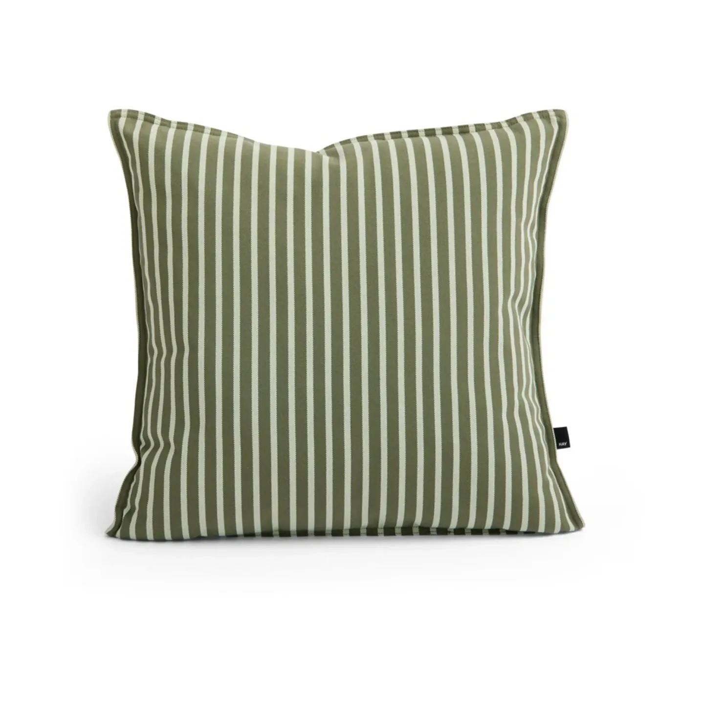 HAY Terrazza kudde Olive bold stripe, 50x50 cm
