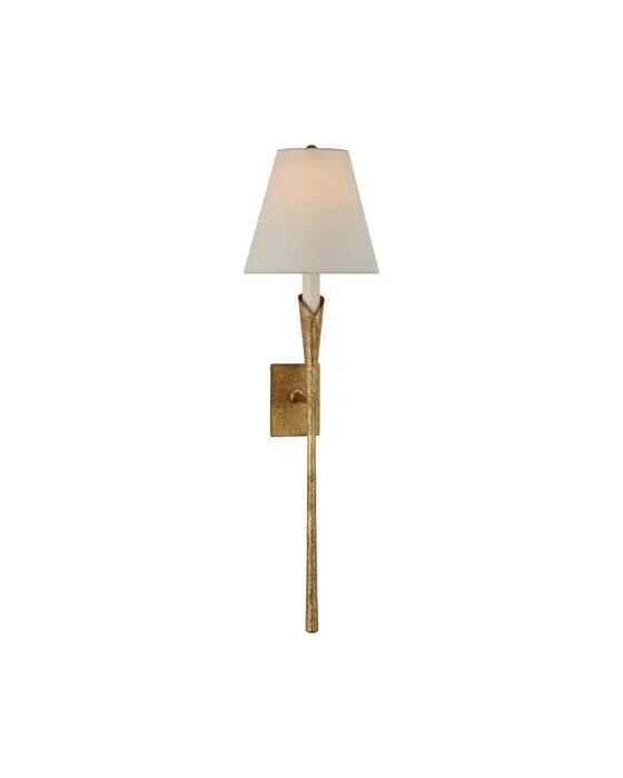 Aiden Tail Sconce Gilded Iron