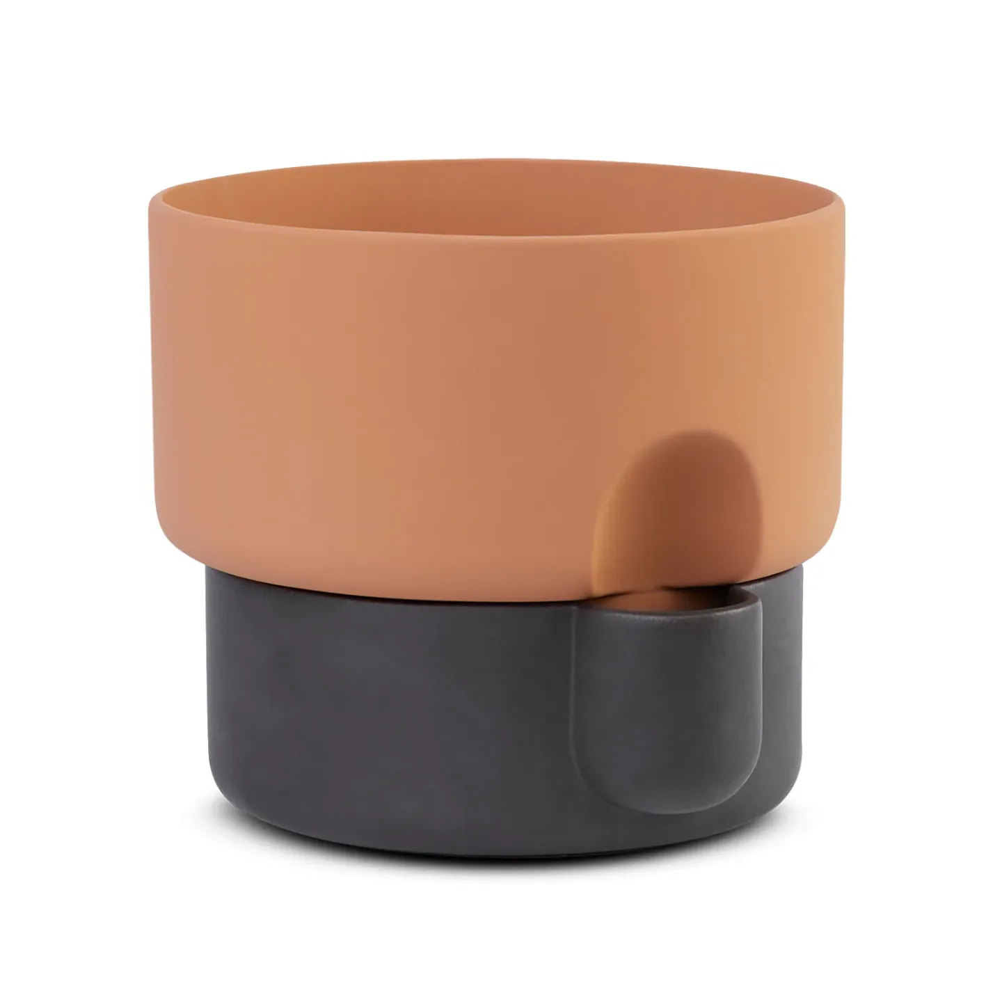 Northern Oasis Selbstbewässerungstopf medium Ø20.5 cm Terracotta-Dunkelbraun