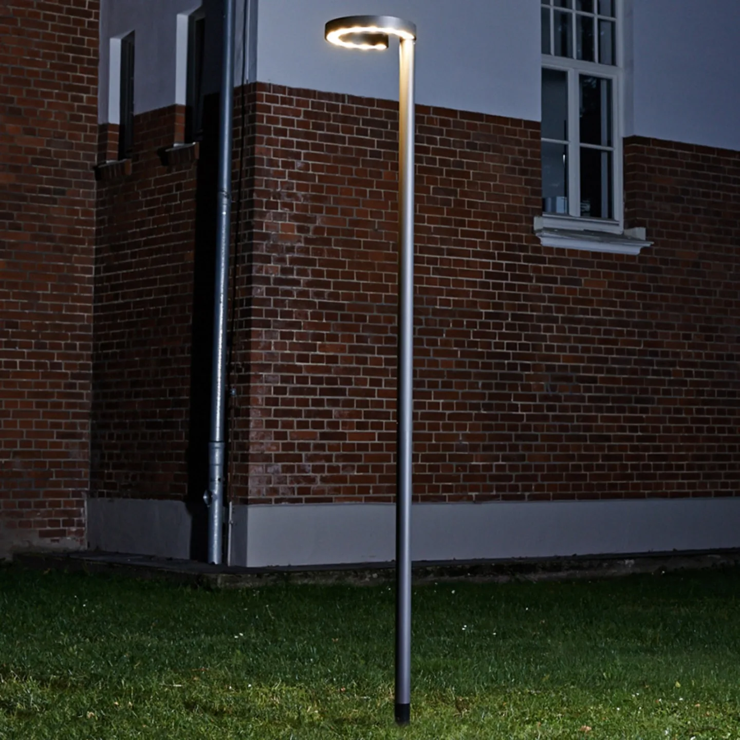 Jannis Außen Garten Leuchte Graphite - Lucande - Modern - Metall - Einflammig