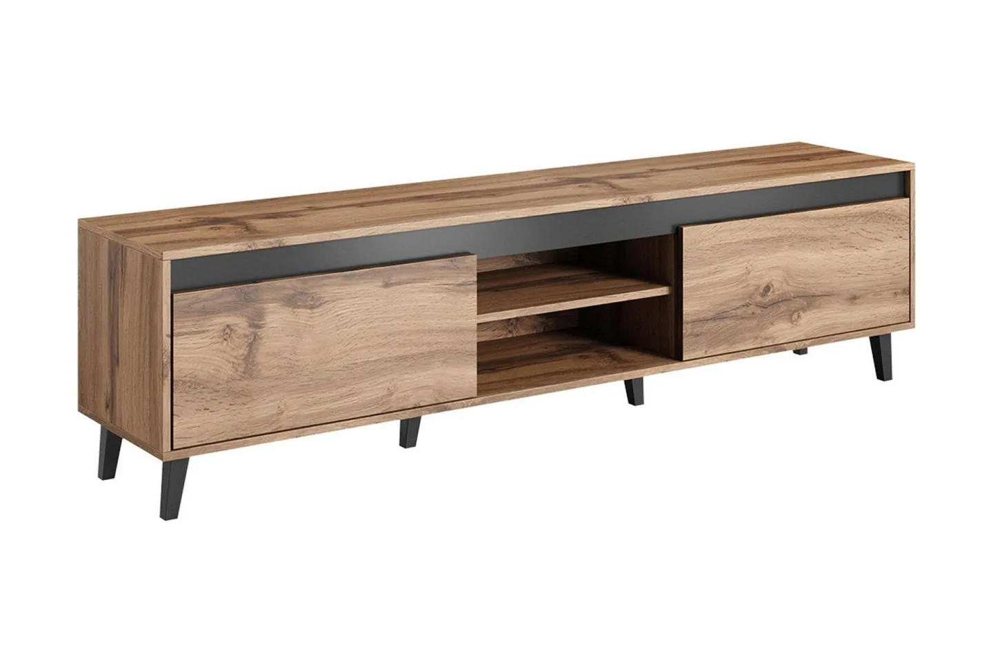Amshyttan Tv-bänk 170 cm - Natur/Antracit
