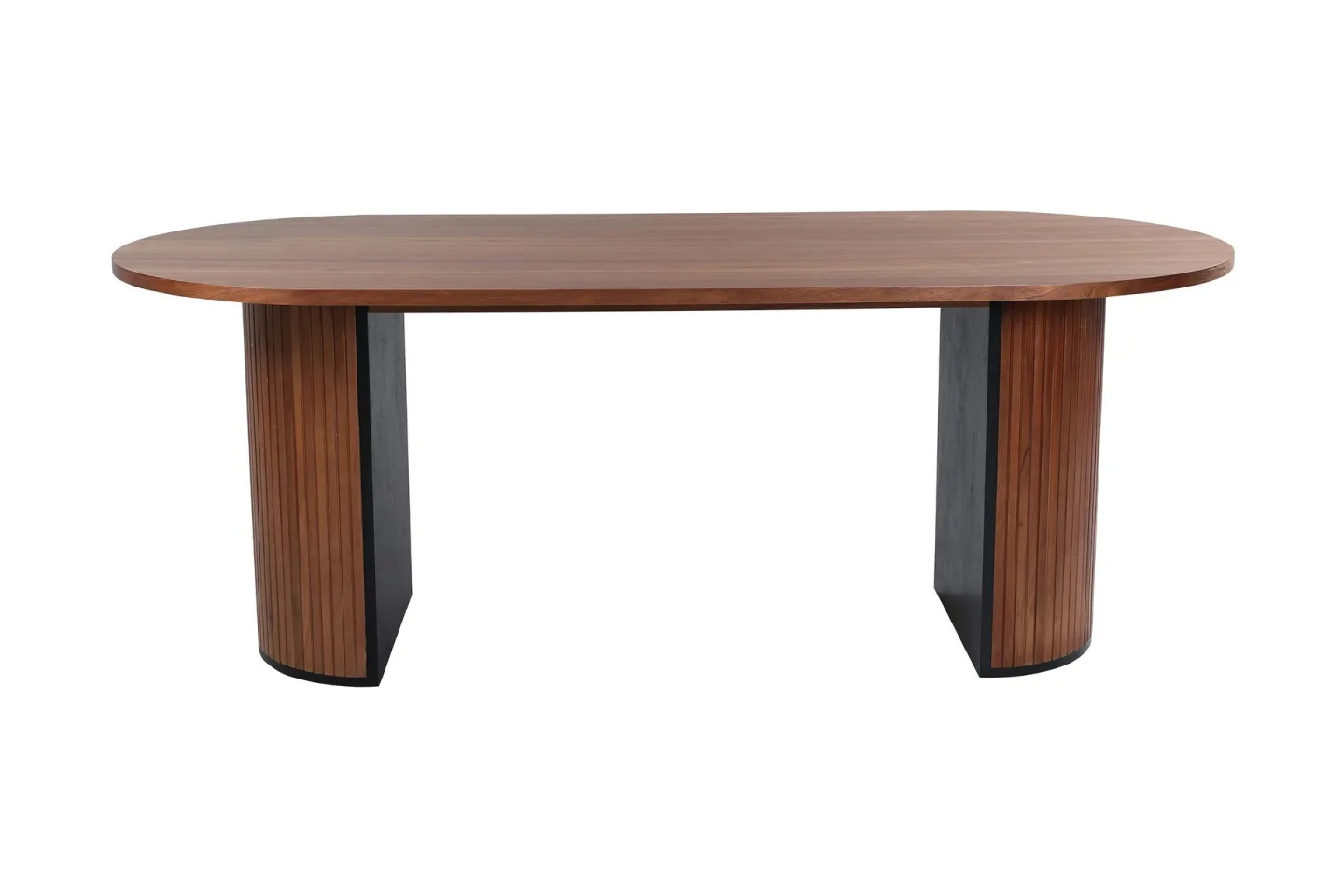 Bianca Matbord 200 cm Ovalt - Valnötsbrun