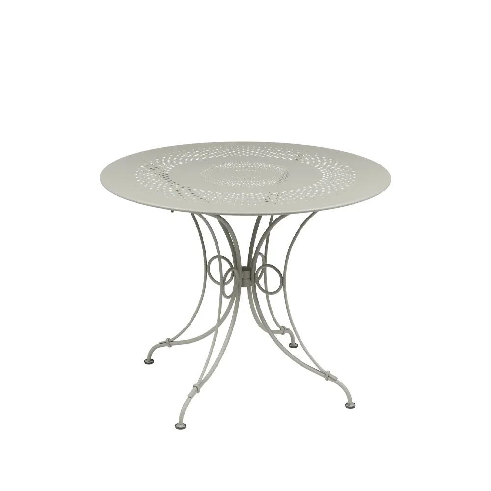 Fermob 1900 bord Ø96 cm Clay grey (grå)