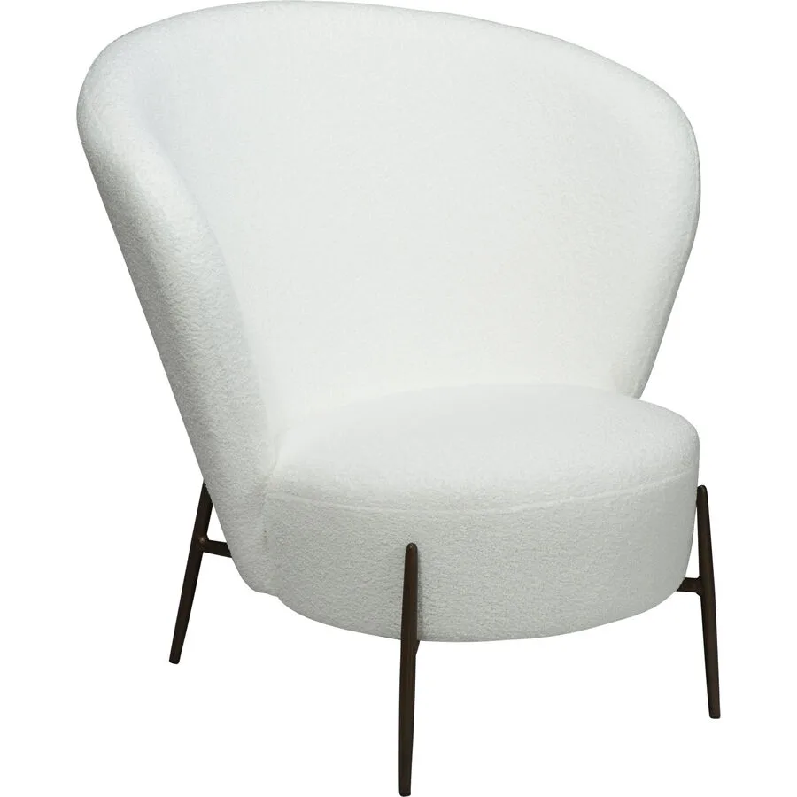 DAN-FORM Sessel Orbit schneeweiss Stoff, Recycled Polyester B 84 T 83 cm H 84.5 cm