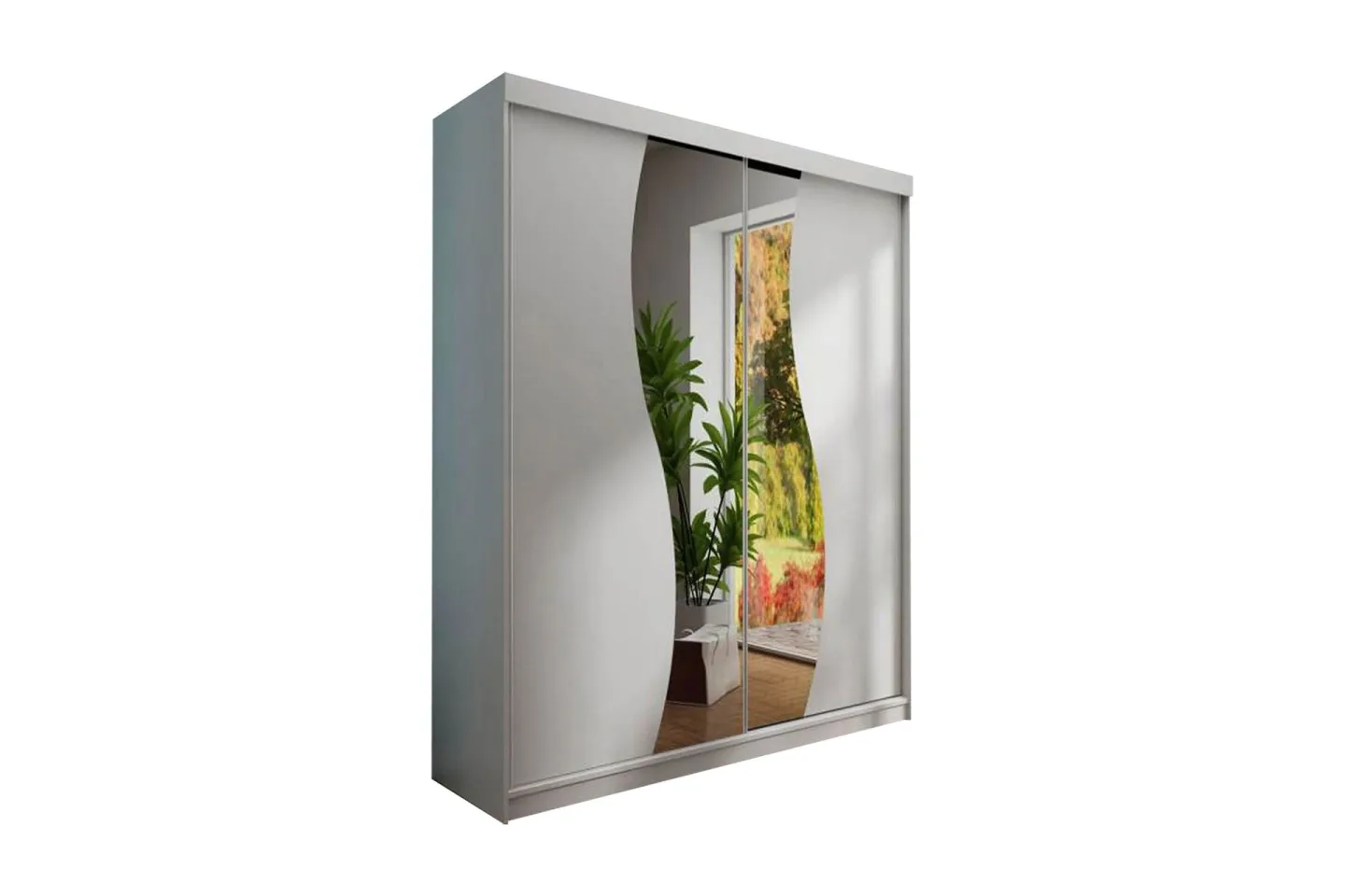 Top Garderob 62x150 cm - Vit