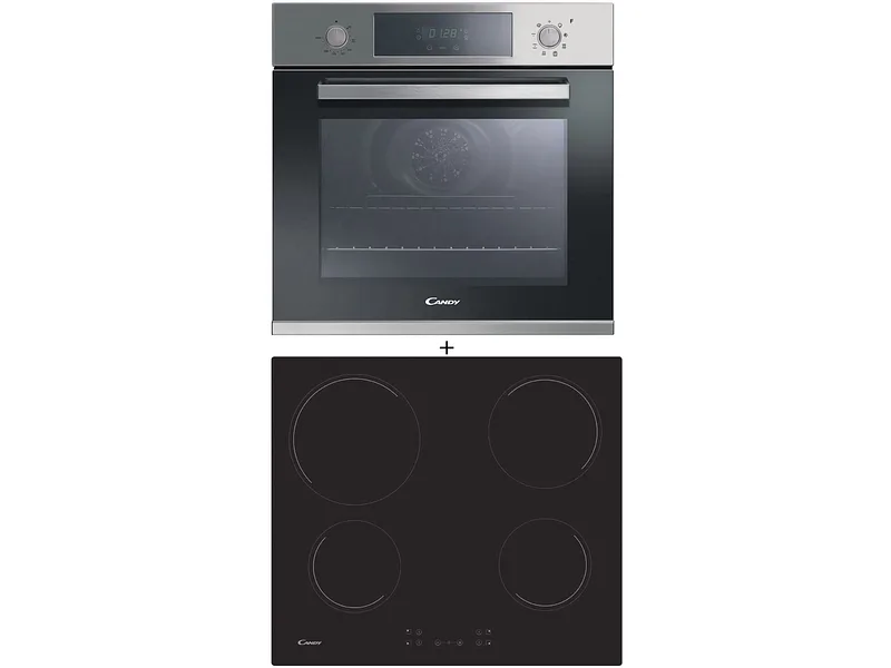 CANDY Einbauofen + Kochfeld FCP605XL/E 65L manuell